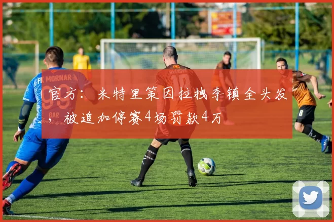 官方：米特里策因拉拽李镇全头发，被追加停赛4场罚款4万